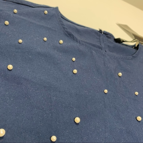 🛍Bundle sale🛍Zara NWT beaded oversized bell sleeve top small - Picture 5 of 9